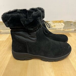 Lands End Black Winter & Rain Boots